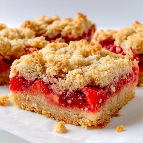 A dessert made with strawberries and rhubarb.